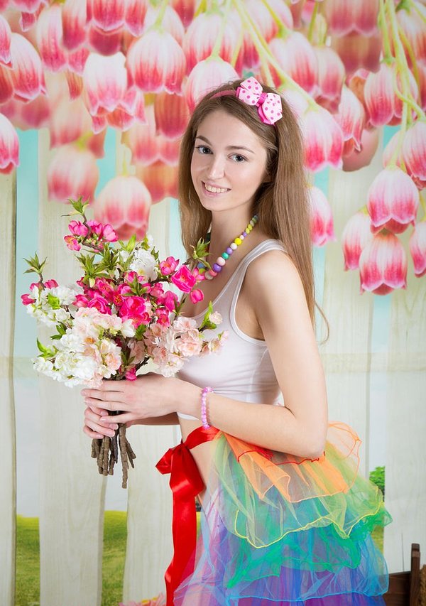 Поля, 20 лет, 1 размер груди